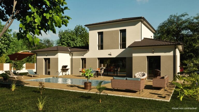 Constructeur maison lot et Garonne contemporaine Atrium