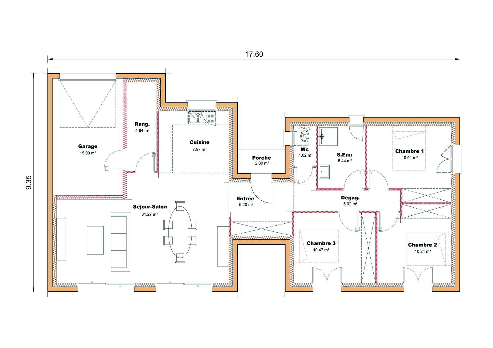 Plan Maison Moderne Elegance Carat Sud Ouest