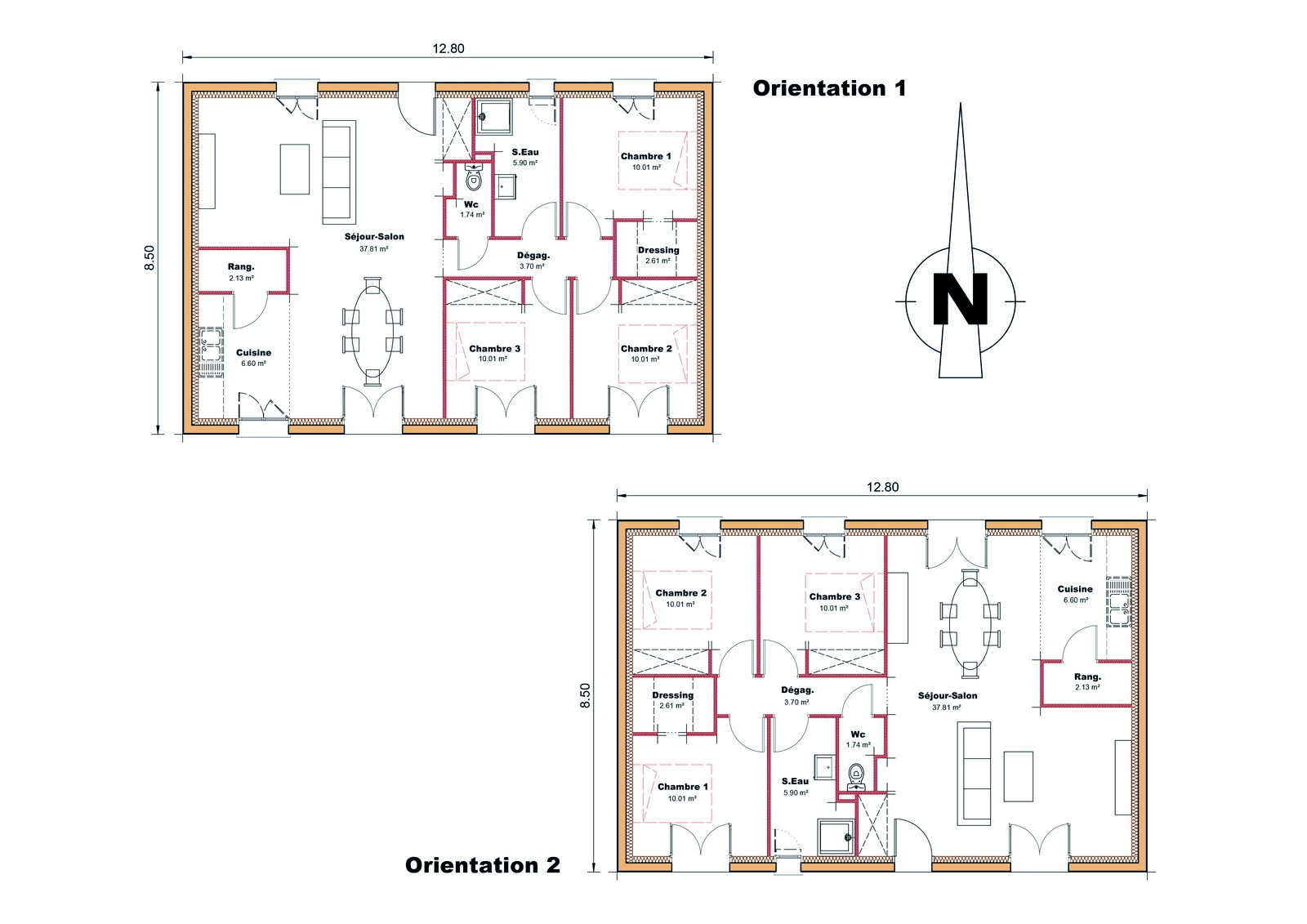 Plan Maison Performance 02 individuelle Sud Ouest