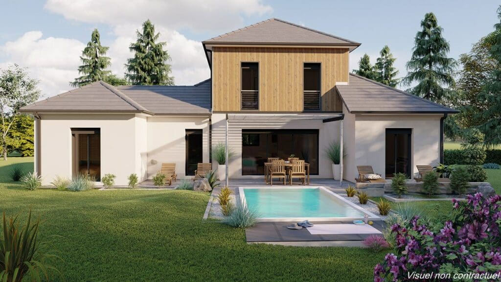 Modèle Maison 2024 Pyrénées Atrium mixte 125m²