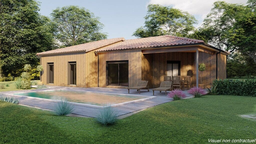Modele maison 2024 performance bois 04 110m²