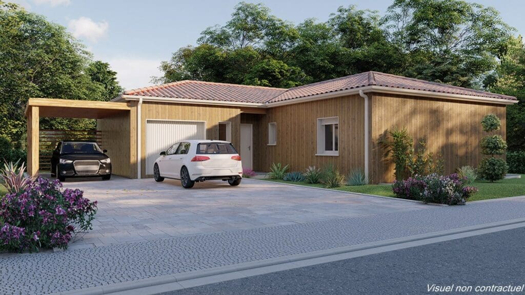 Modele maison 2024 performance bois 13 112m²