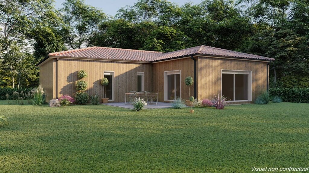 Modele maison 2024 performance bois 14 112m²