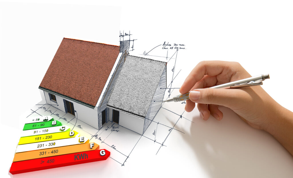 Norme énergétique appliquée sur une extension maison Sud-uest