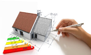 Energy standard applied to a South-West house extension