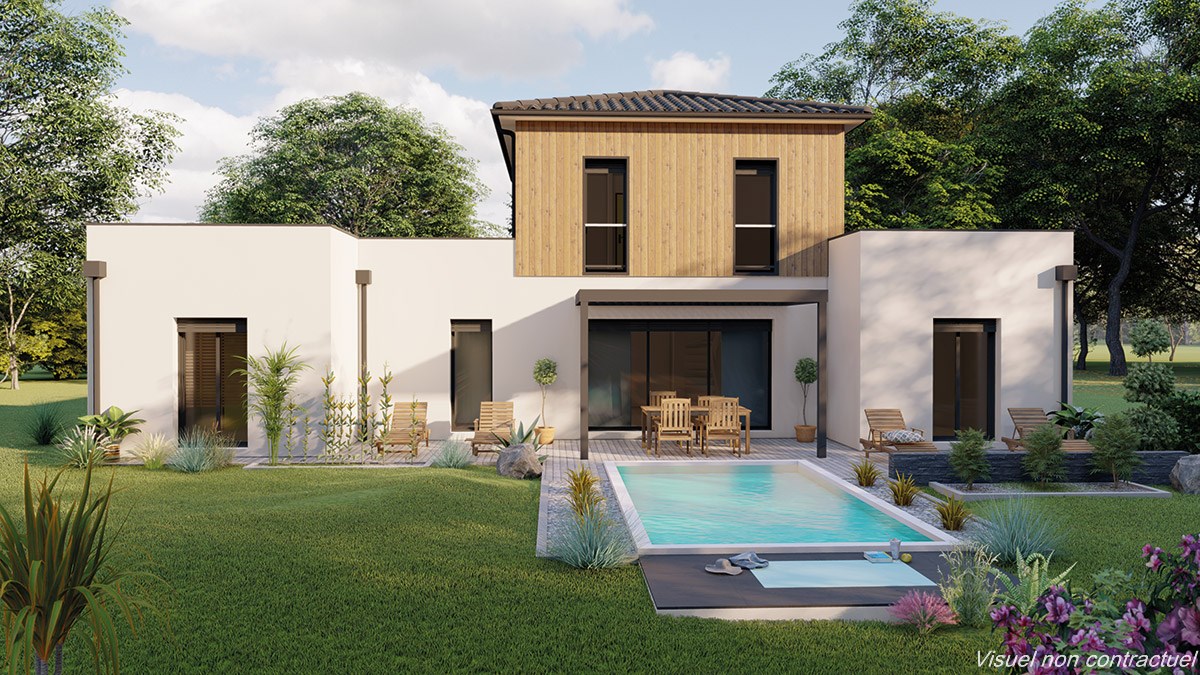 La maison bois brique est très tendance en 2025
