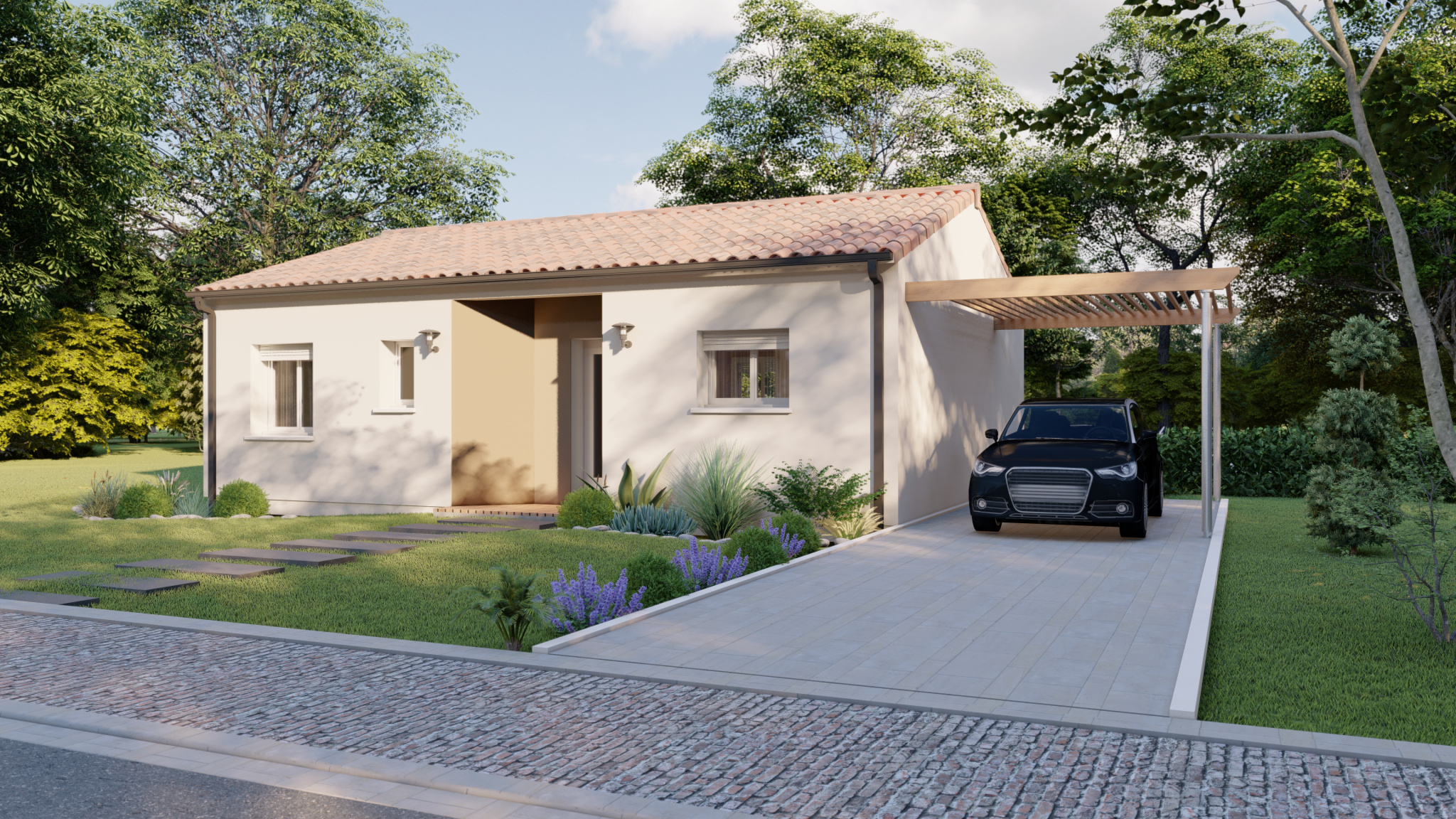 Vente maison à Andrest (65390) de 70 m2 habitable sur terrain de 706 m2