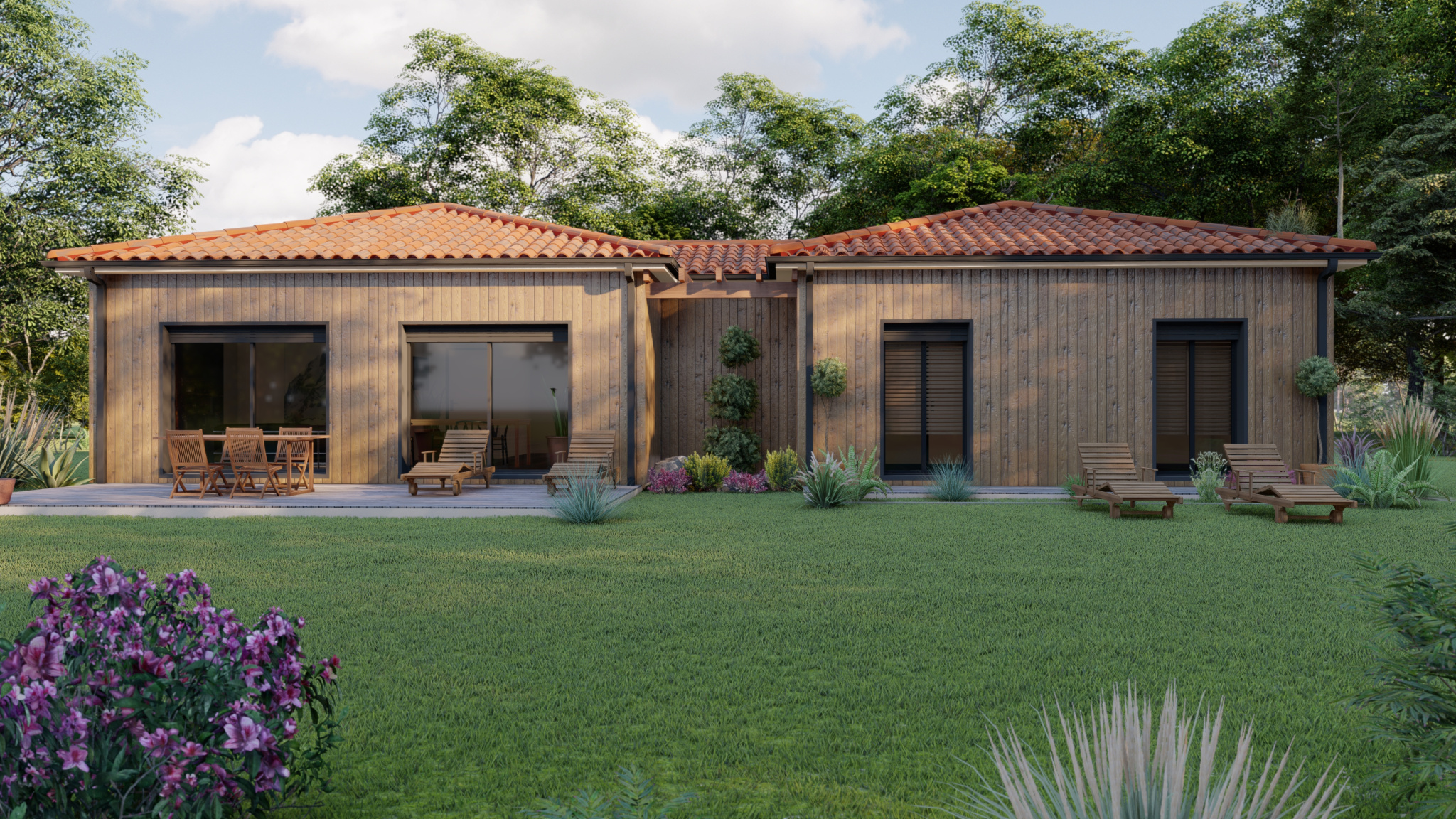 Vente maison à Leguevin (31490) de 94 m2 habitable sur terrain de 500 m2