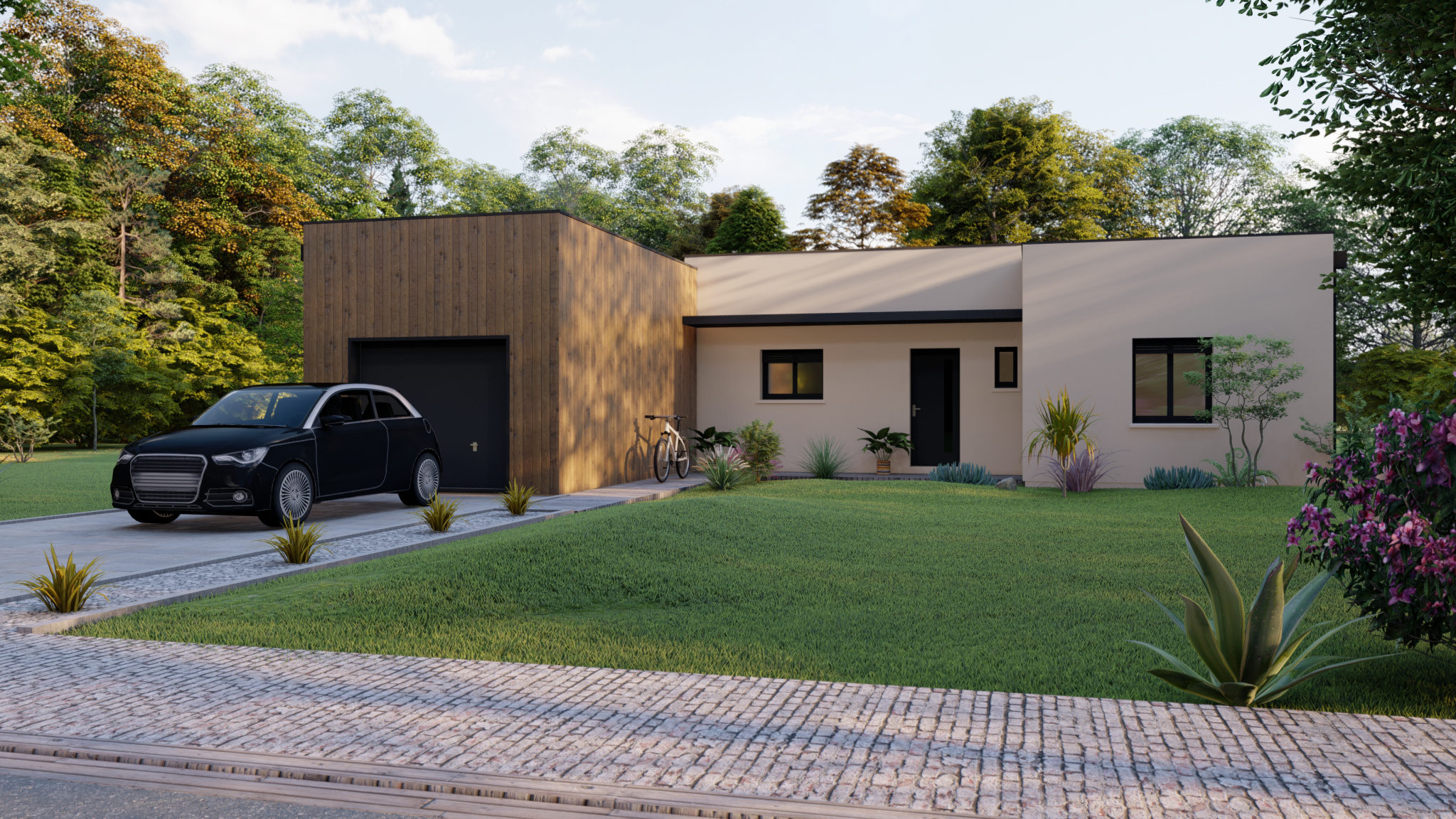 Vente maison à Mondonville (31700) de 108 m2 habitable sur terrain de 809 m2