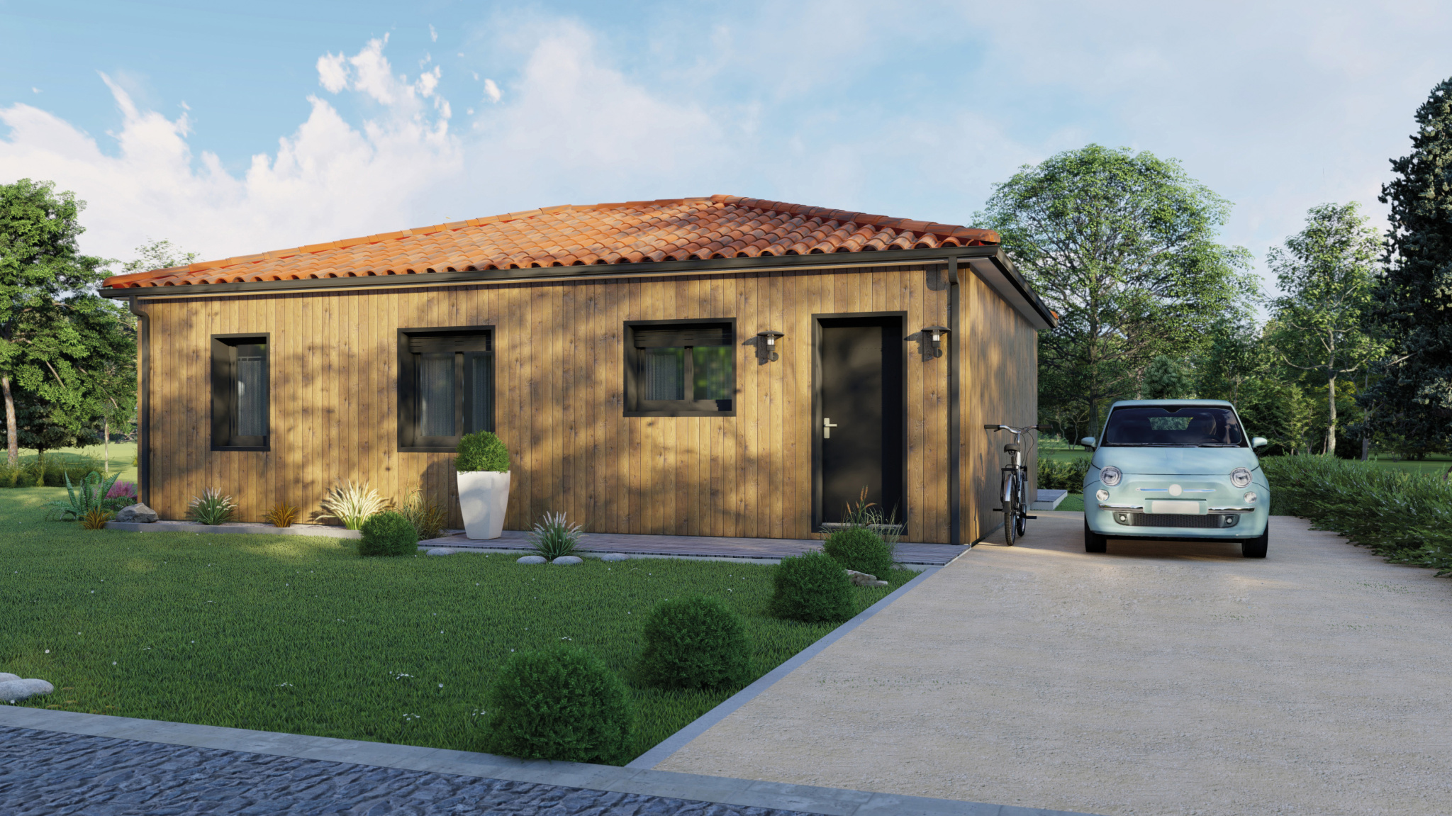 Vente maison à St paul sur save (31530) de 72 m2 habitable sur terrain de 586 m2