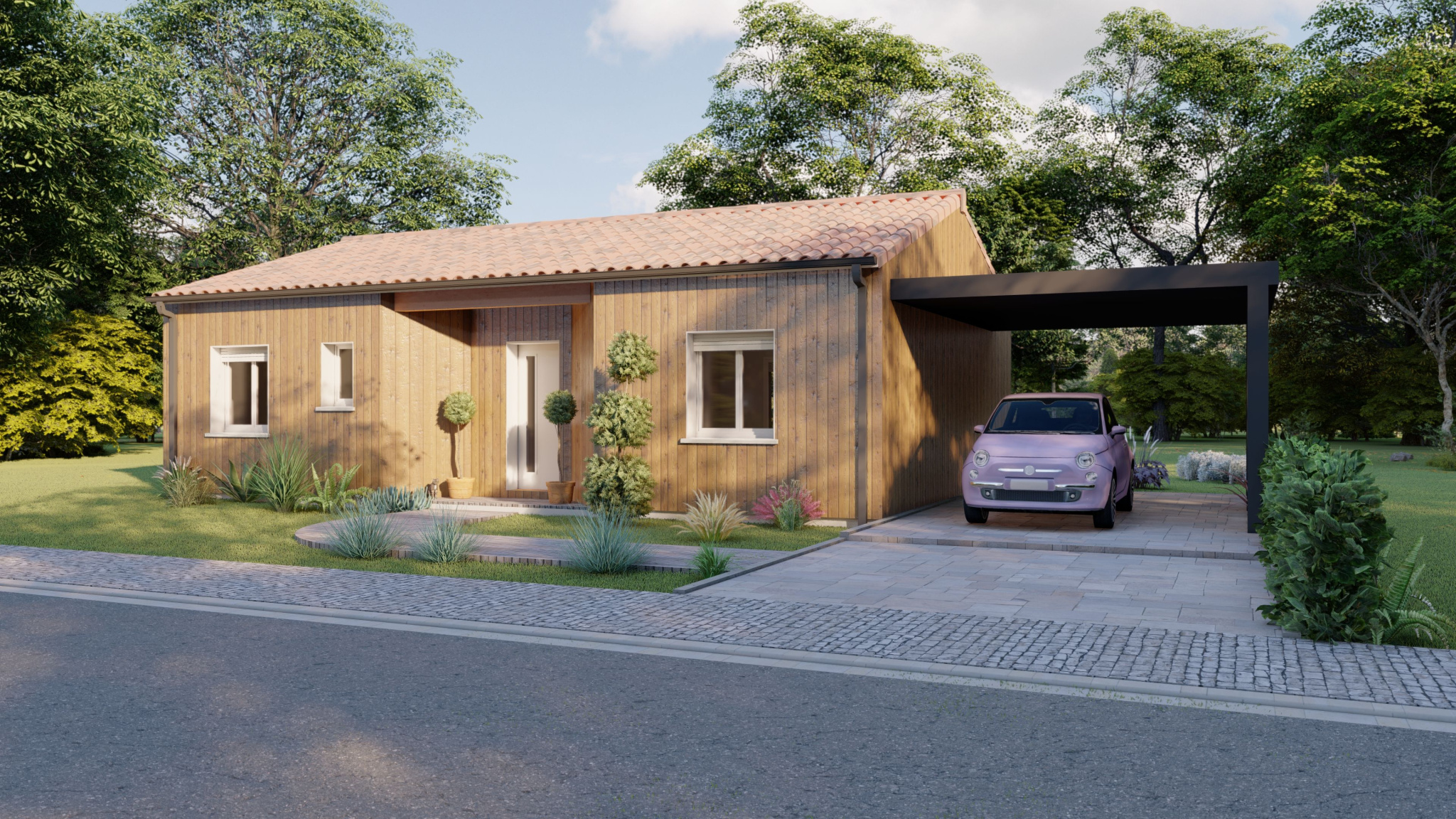 Vente maison à St perdon (40090) de 80 m2 habitable sur terrain de 475 m2