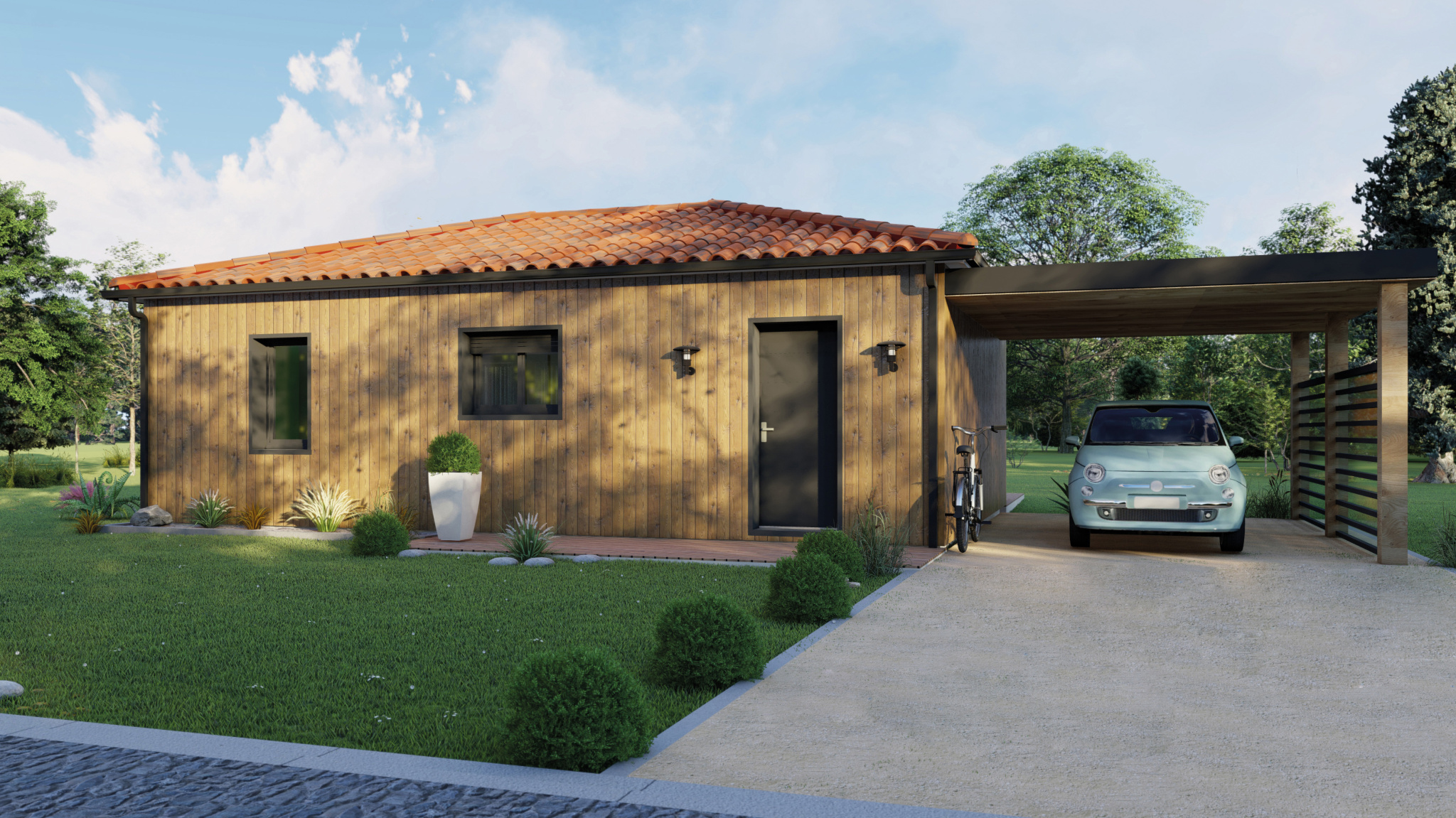 Vente maison à Villandraut (33730) de 58 m2 habitable sur terrain de 703 m2