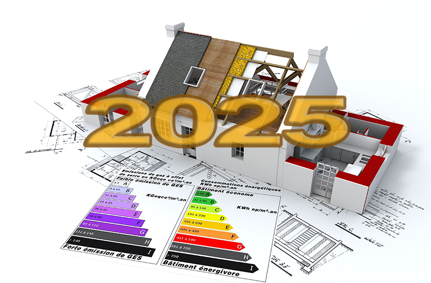 Les réglementations de la maison veulent diminuer l'impact environnemental de la construction.