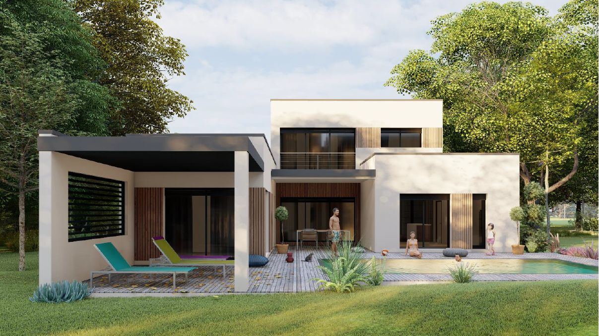Vente maison à Mondonville (31700) de 140 m2 habitable sur terrain de 1073 m2