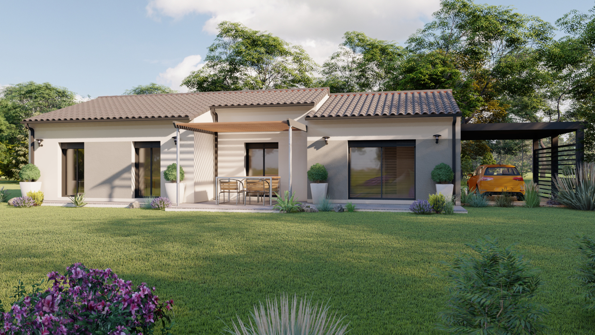 Vente maison à Villeneuve sur lot (47300) de 108 m2 habitable sur terrain de 1800 m2