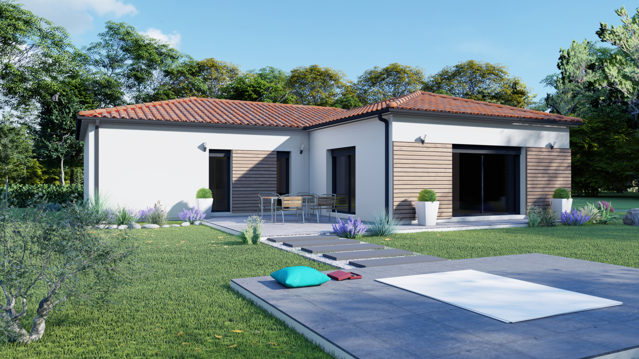 Vente maison à Villeneuve sur lot (47300) de 112 m2 habitable sur terrain de 1800 m2