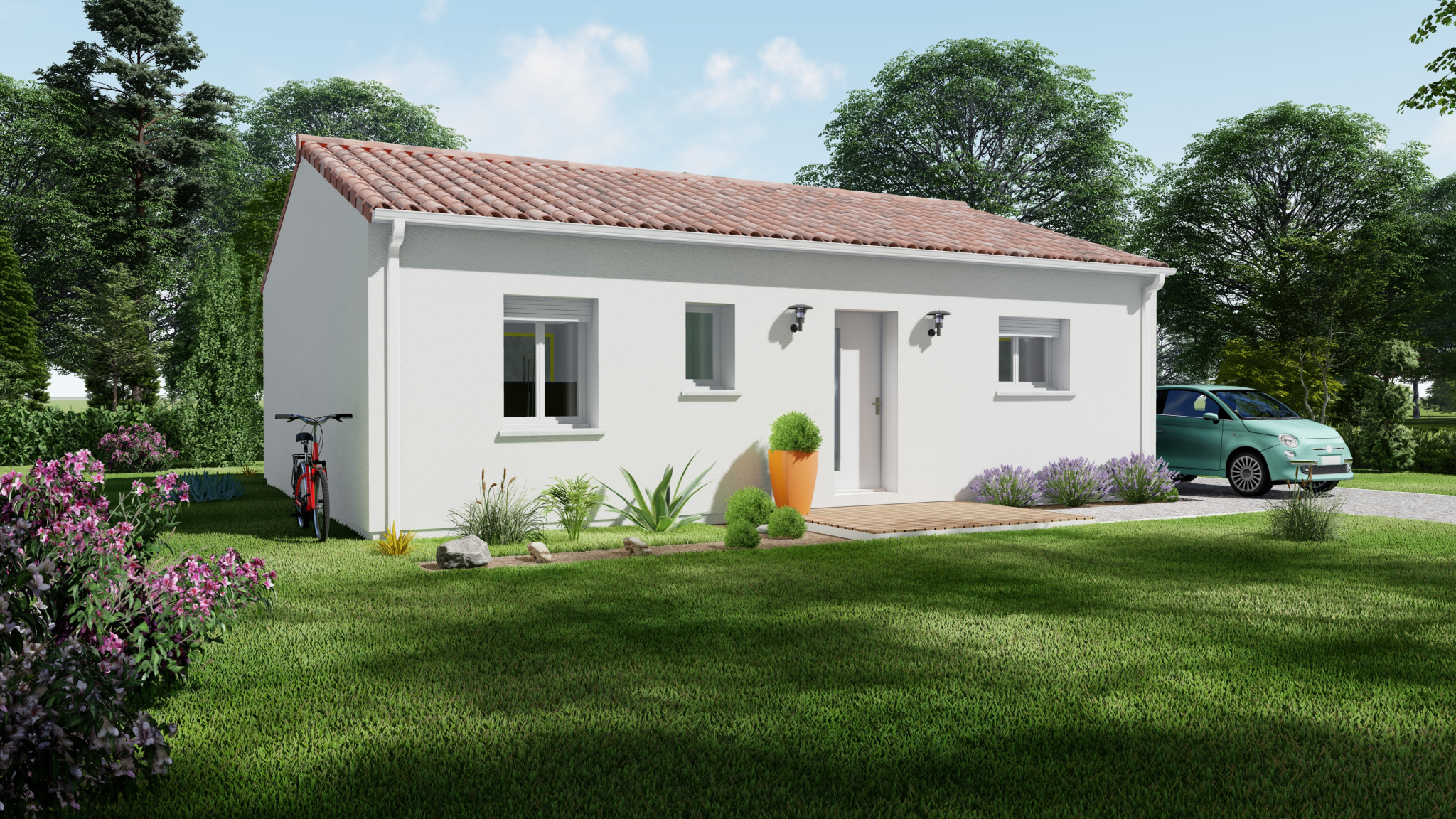 Vente maison à Moissac (82200) de 70 m2 habitable sur terrain de 1300 m2
