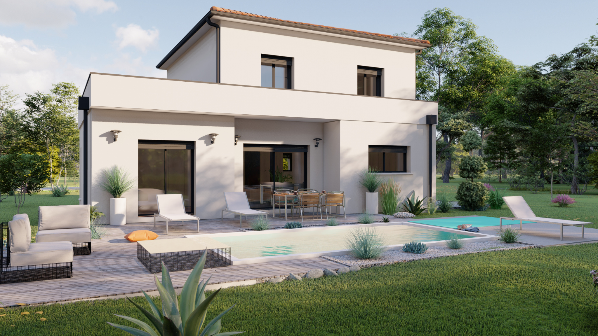 Vente maison à Moissac (82200) de 125 m2 habitable sur terrain de 1300 m2