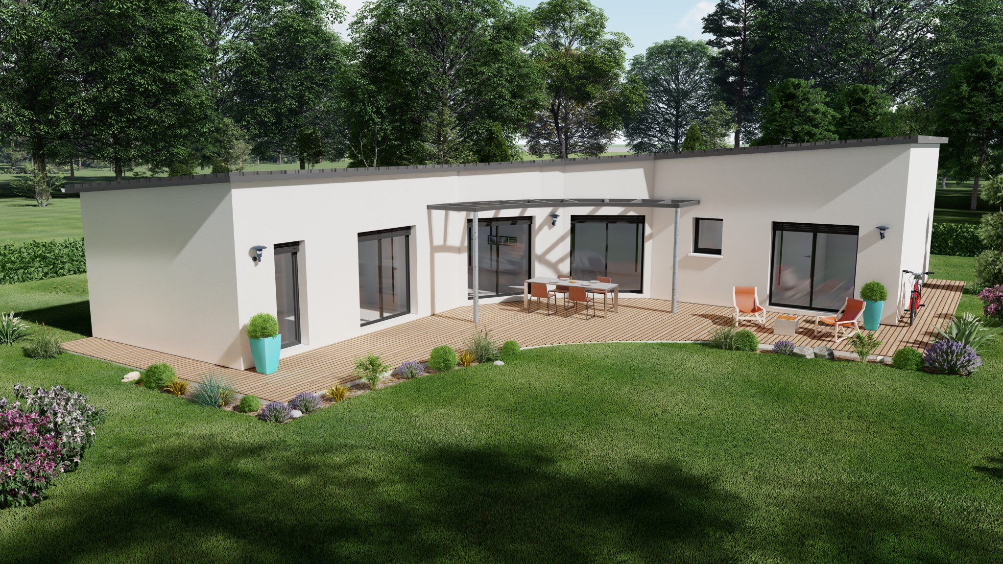 Vente maison à Leognan (33850) de 131 m2 habitable sur terrain de 700 m2