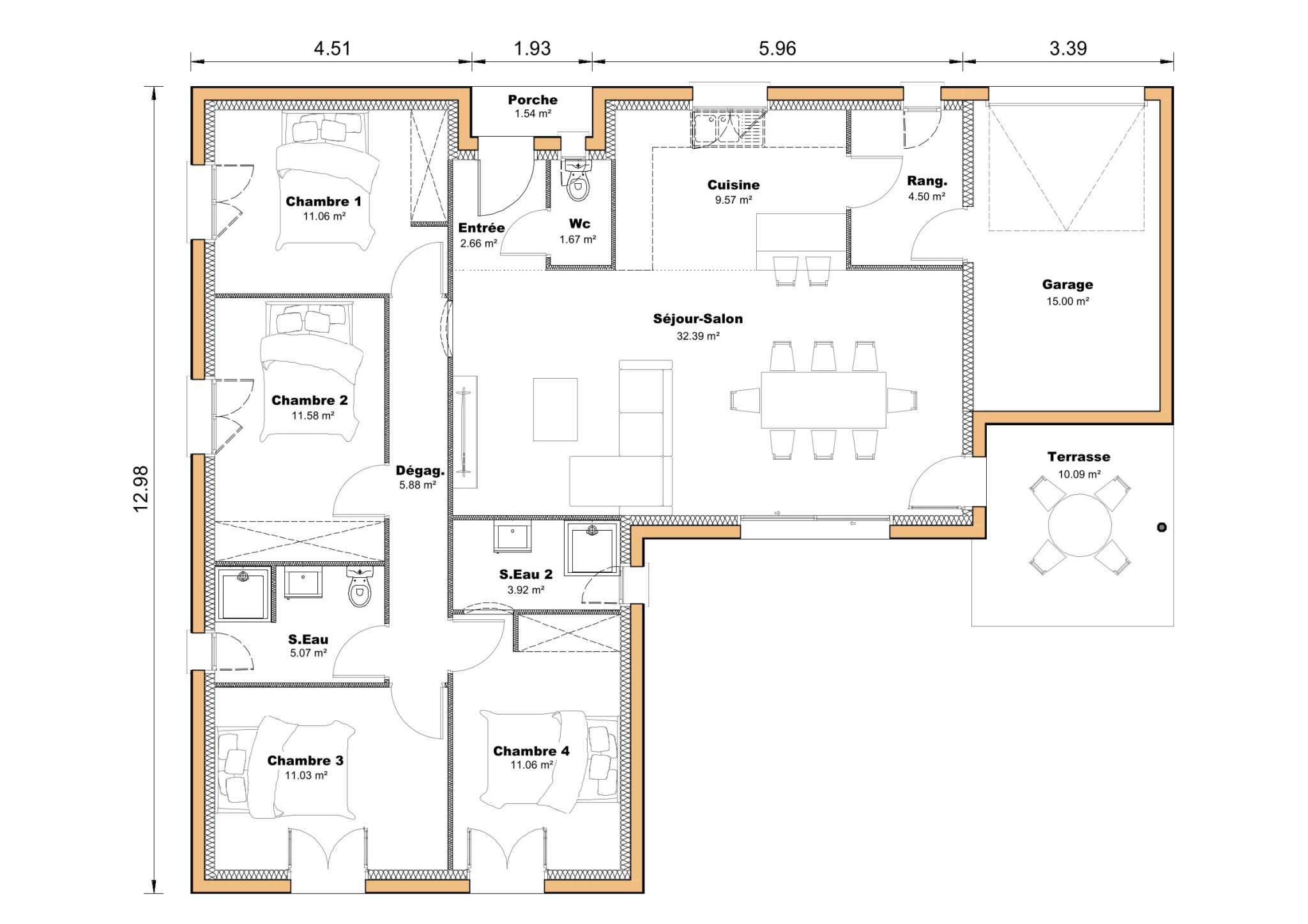 Vente maison à Montjoie en couserans (09200) de 110 m2 habitable sur terrain de 6500 m2