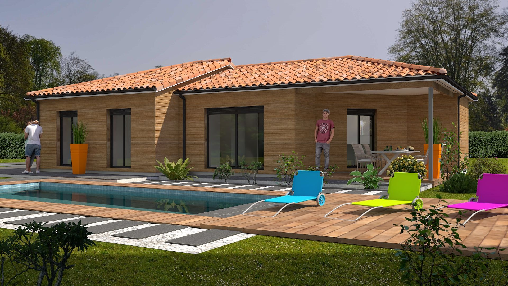 Vente maison à Pont du casse (47480) de 90 m2 habitable sur terrain de 618 m2