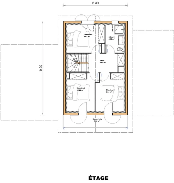 BRQ__Eleg_Landaise_4ch_136m2_R+1