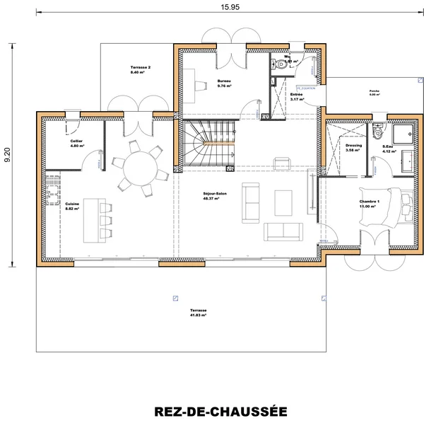 BRQ__Eleg_Landaise_4ch_136m2_RDC