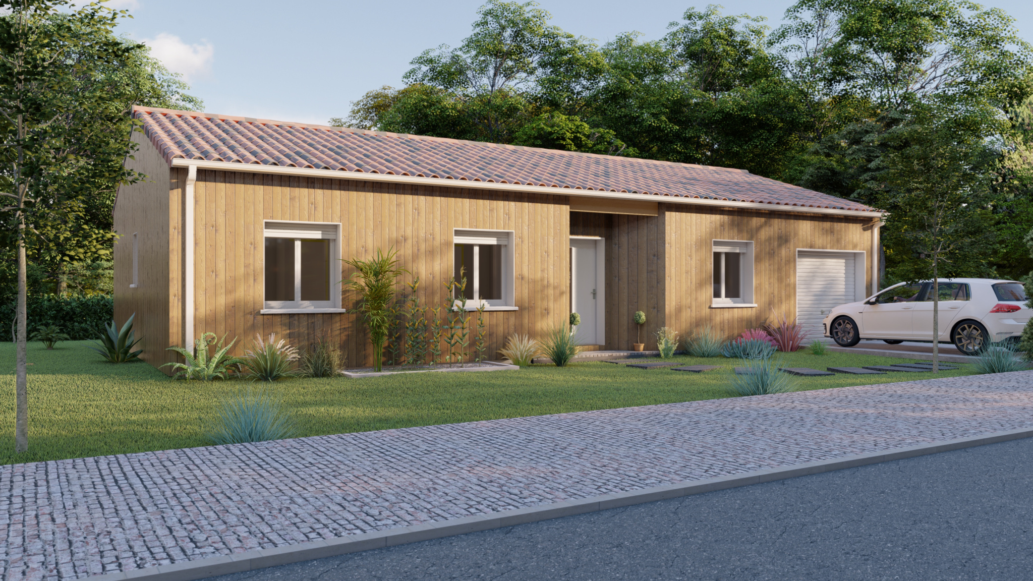 Vente maison à Sadirac (33670) de 102 m2 habitable sur terrain de 2500 m2 Vente maison à Sadirac (33670) de 102 m2 habitable sur terrain de 2500 m2