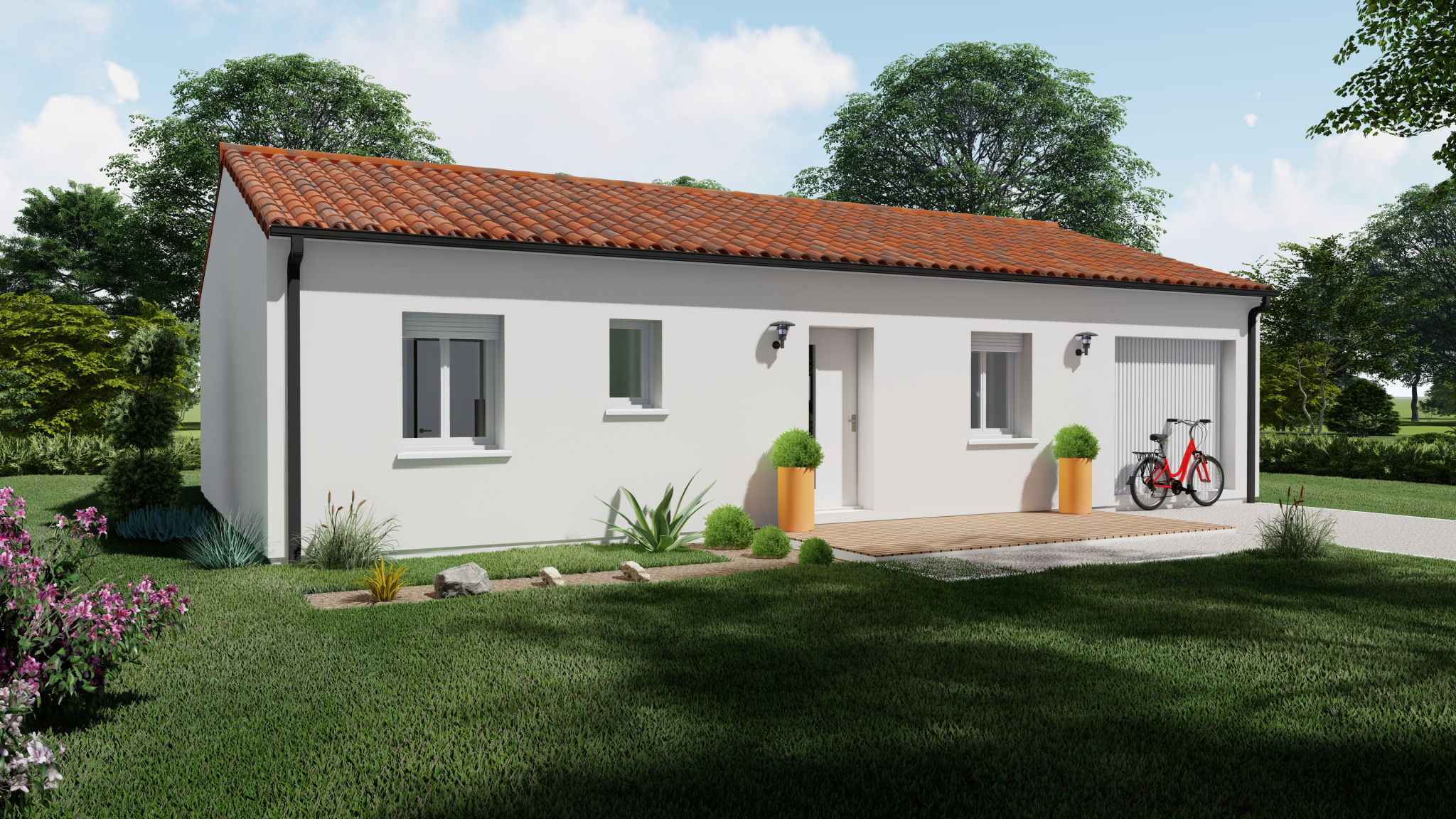 Vente maison à St avit (40090) de 80 m2 habitable sur terrain de 465 m2 Vente maison à St avit (40090) de 80 m2 habitable sur terrain de 465 m2