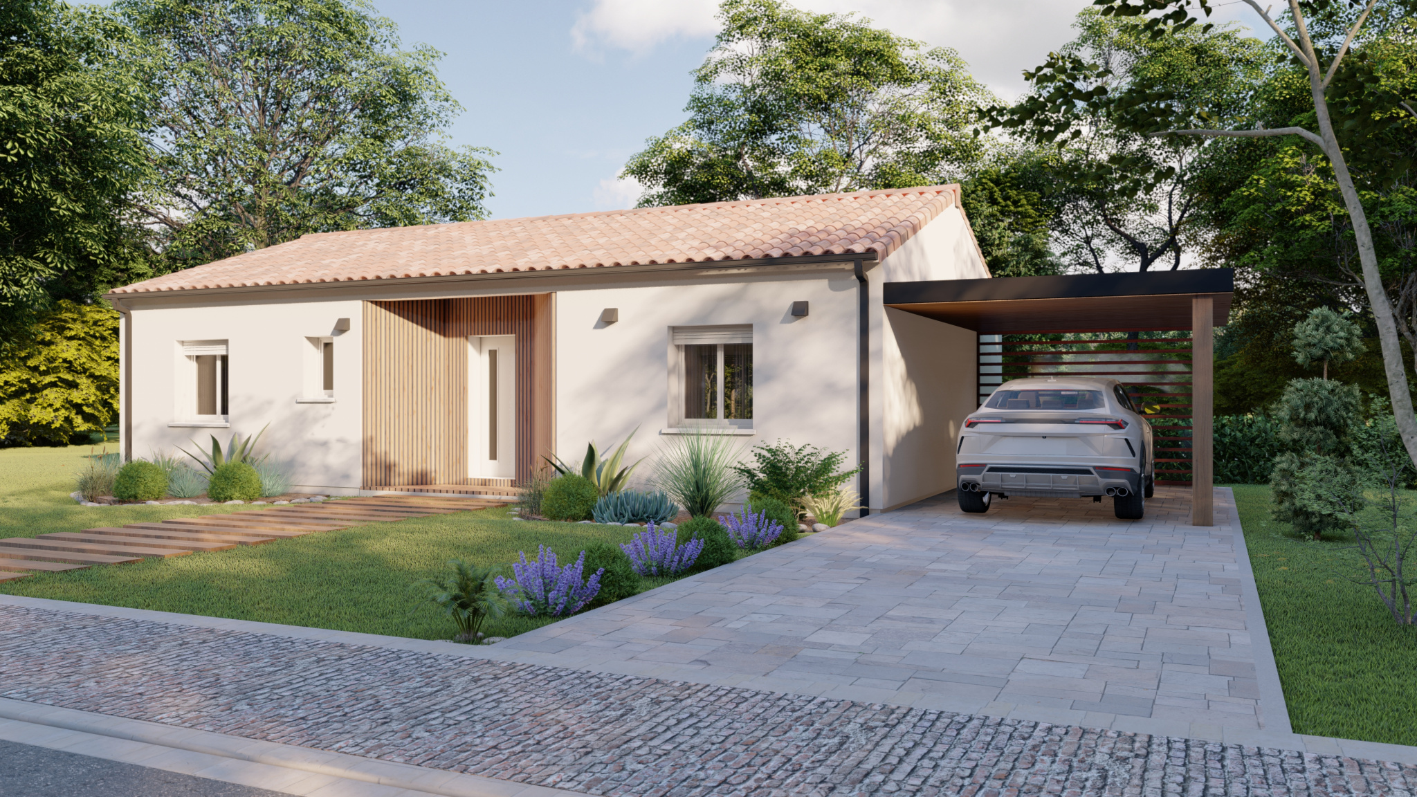 Vente maison à St avit (40090) de 90 m2 habitable sur terrain de 465 m2 Vente maison à St avit (40090) de 90 m2 habitable sur terrain de 465 m2