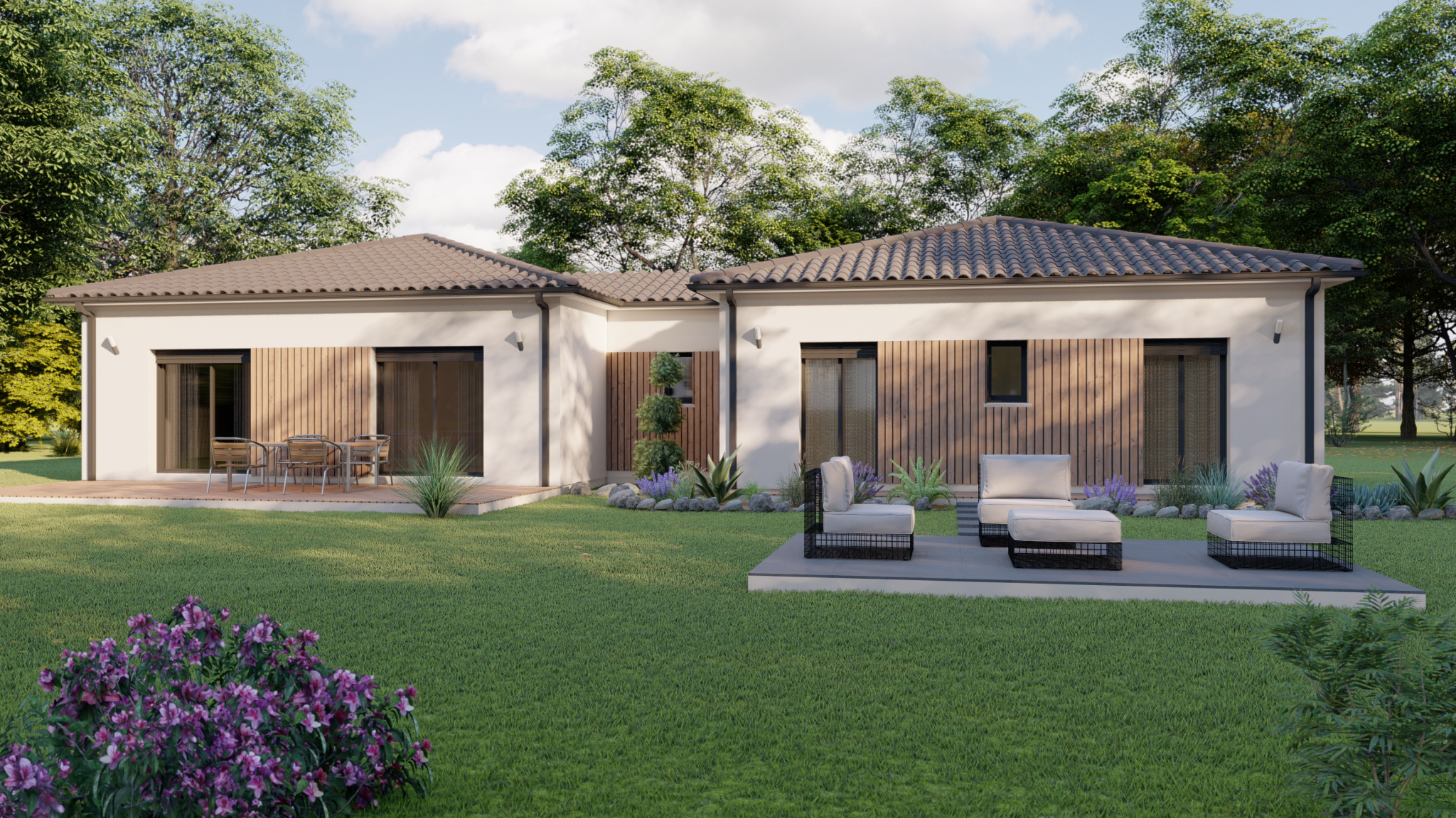 Vente maison à Auradou (47140) de 120 m2 habitable sur terrain de 2069 m2 Vente maison à Auradou (47140) de 120 m2 habitable sur terrain de 2069 m2