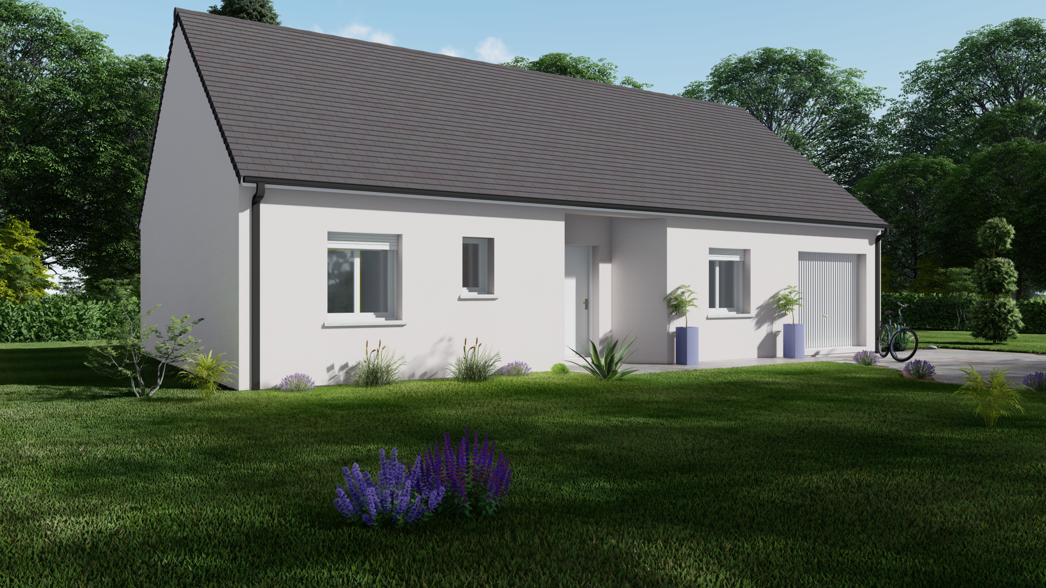 Vente maison à Benejacq (64800) de 90 m2 habitable sur terrain de 825 m2 Vente maison à Benejacq (64800) de 90 m2 habitable sur terrain de 825 m2