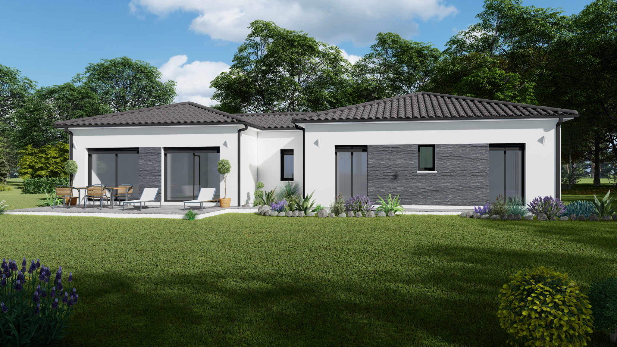 Vente maison à Bon encontre (47240) de 120 m2 habitable sur terrain de 1400 m2 Vente maison à Bon encontre (47240) de 120 m2 habitable sur terrain de 1400 m2