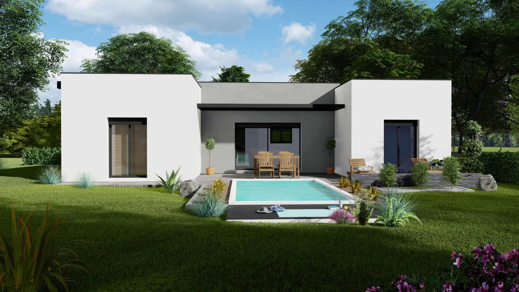 Vente maison à Casteljaloux (47700) de 108 m2 habitable sur terrain de 1640 m2