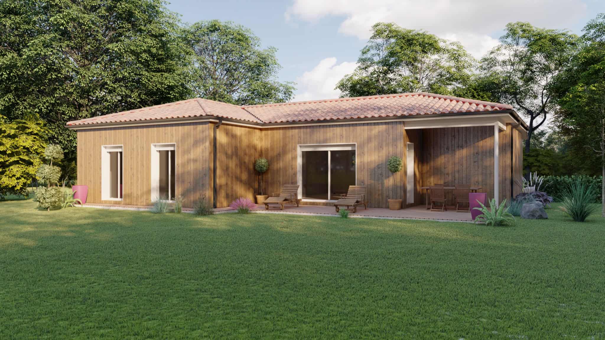 Vente maison à Mezin (47170) de 90 m2 habitable sur terrain de 2480 m2