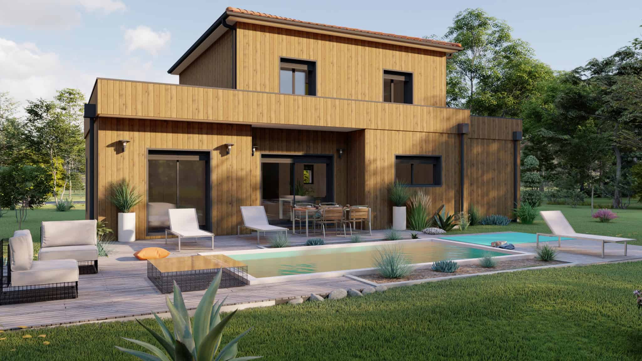 Vente maison à Monclar de quercy (82230) de 124 m2 habitable sur terrain de 880 m2 Vente maison à Monclar de quercy (82230) de 124 m2 habitable sur terrain de 880 m2