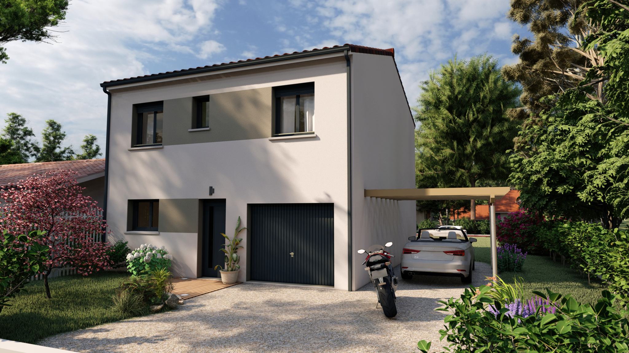Vente maison à Nerac (47600) de 105 m2 habitable sur terrain de 514 m2