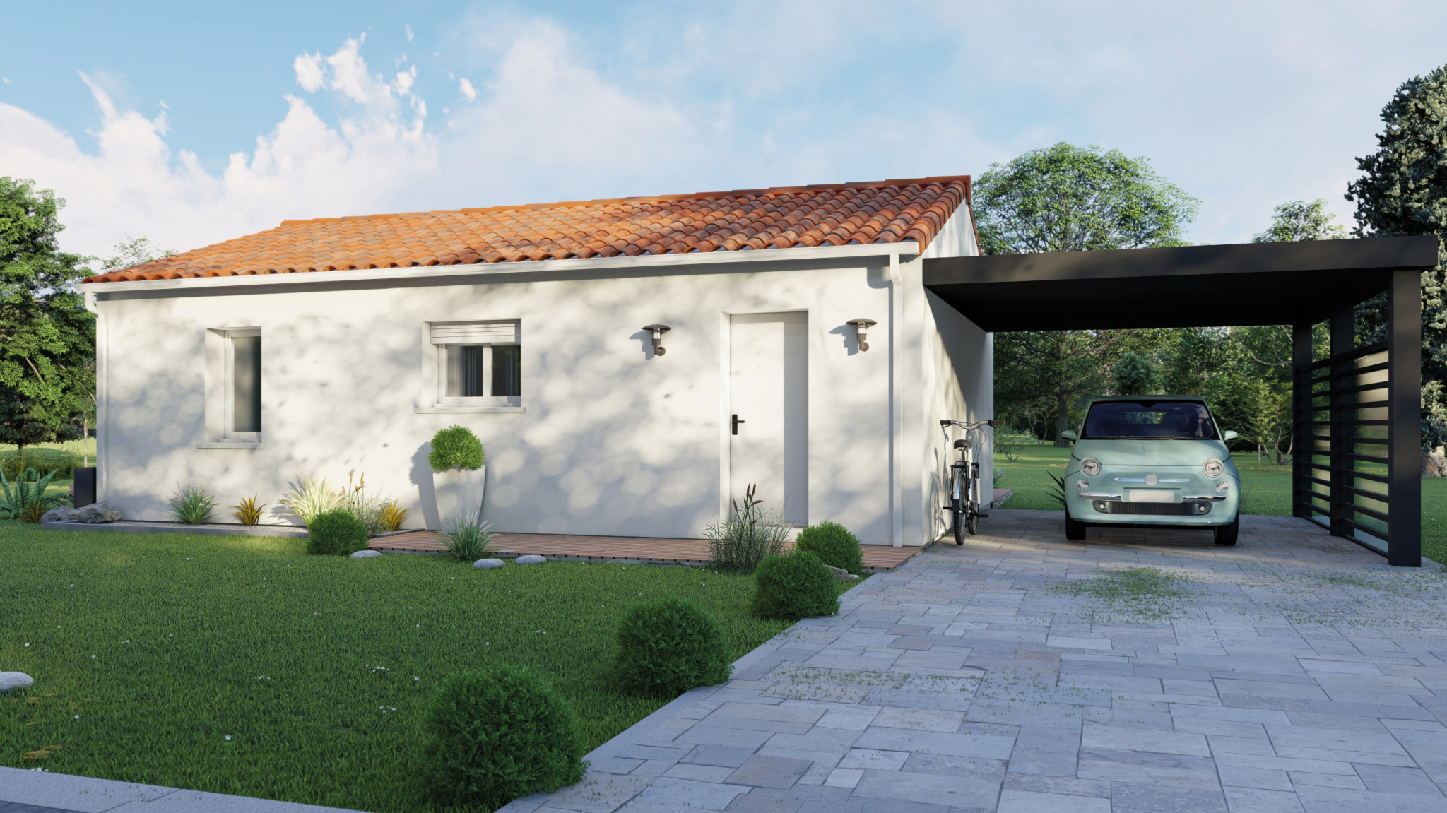 Vente maison à Nerac (47600) de 58 m2 habitable sur terrain de 312 m2