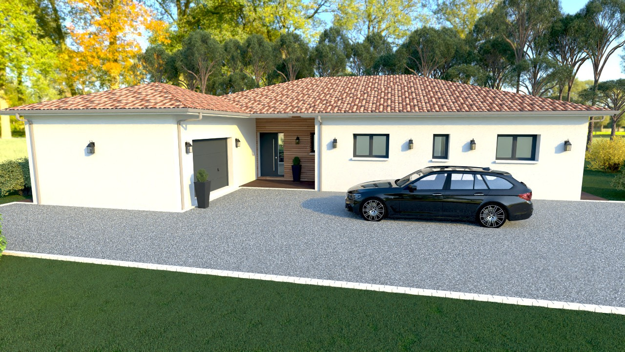 Vente maison à St medard en jalles (33160) de 100 m2 habitable sur terrain de 689 m2