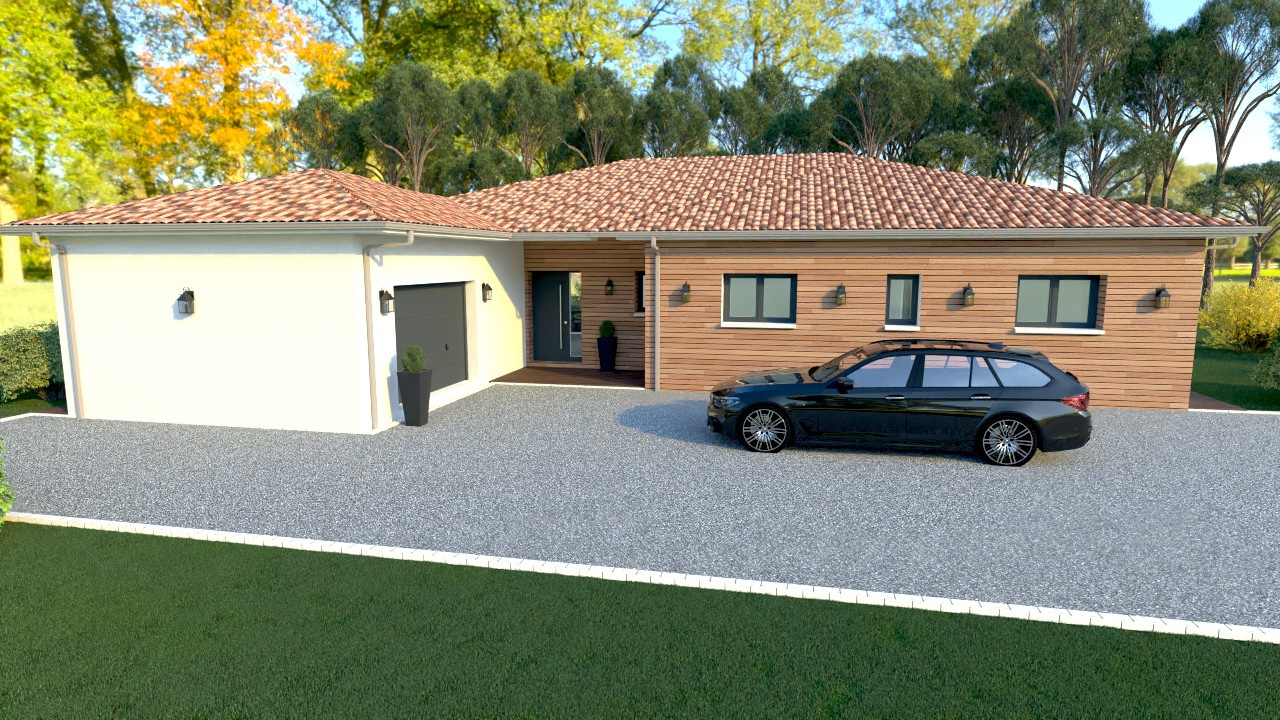 Vente maison à St medard en jalles (33160) de 100 m2 habitable sur terrain de 689 m2