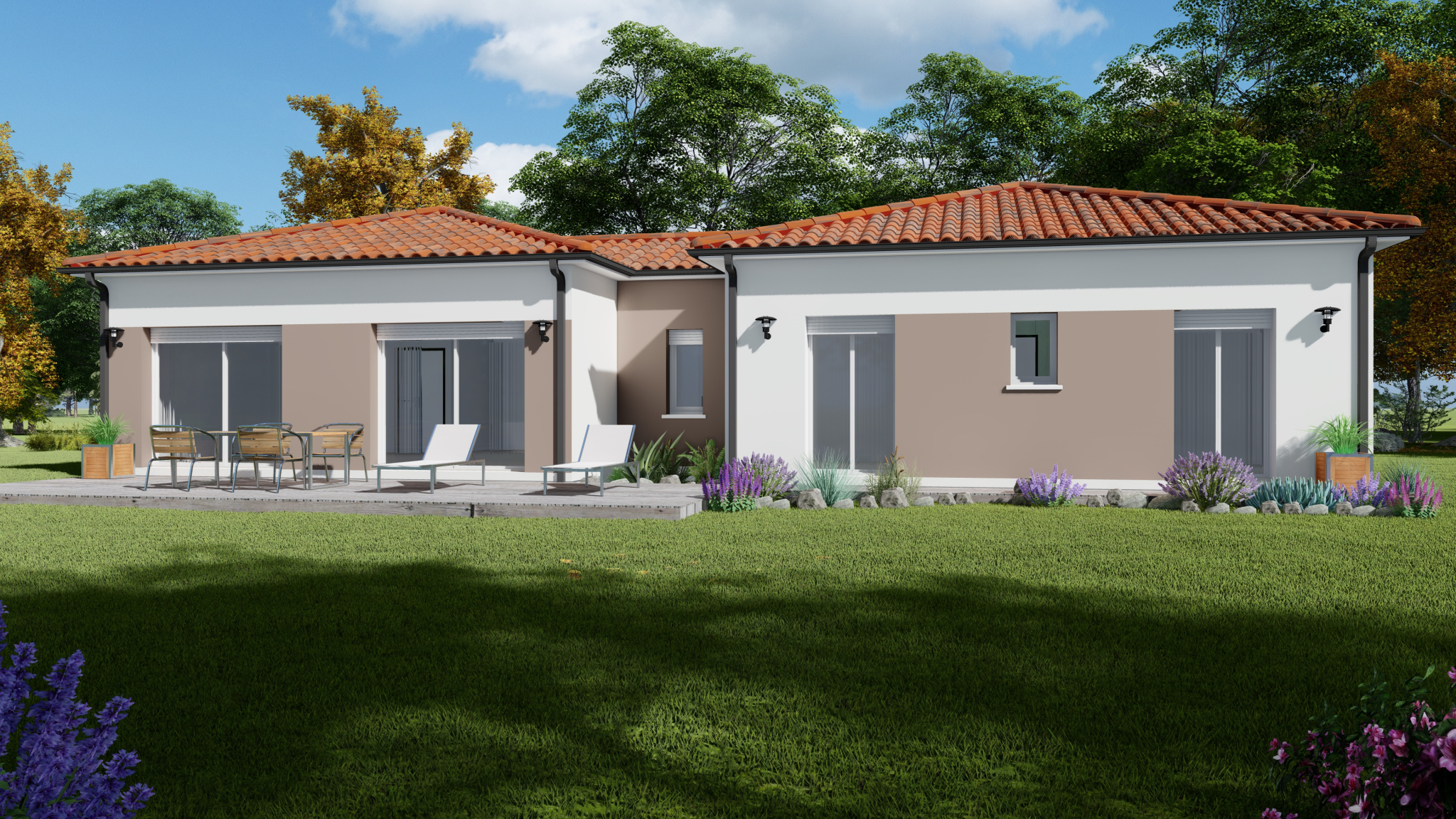Vente maison à St pierre de clairac (47270) de 109 m2 habitable sur terrain de 1172 m2 Vente maison à St pierre de clairac (47270) de 109 m2 habitable sur terrain de 1172 m2