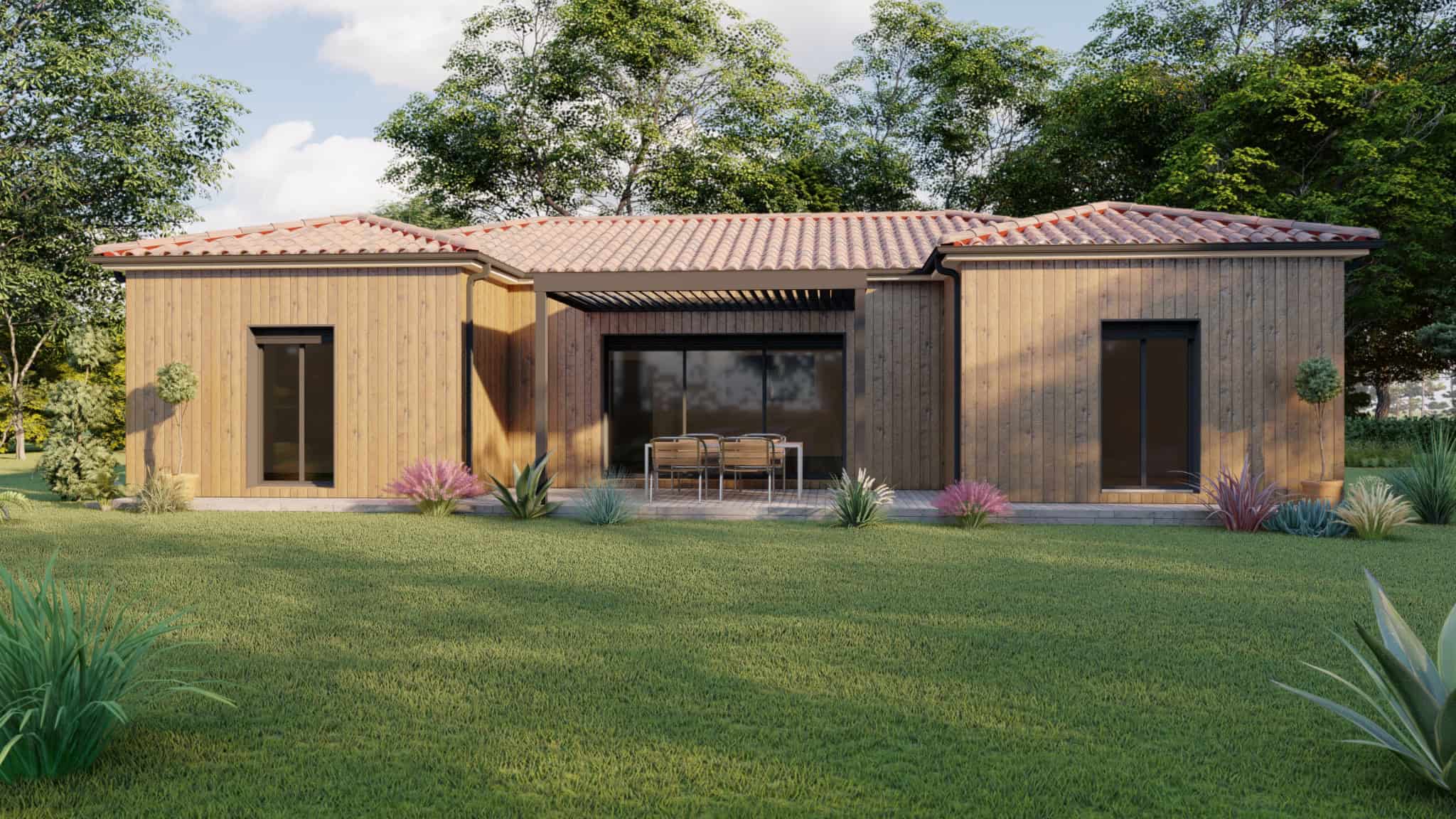 Vente maison à Bruguieres (31150) de 105 m2 habitable sur terrain de 620 m2