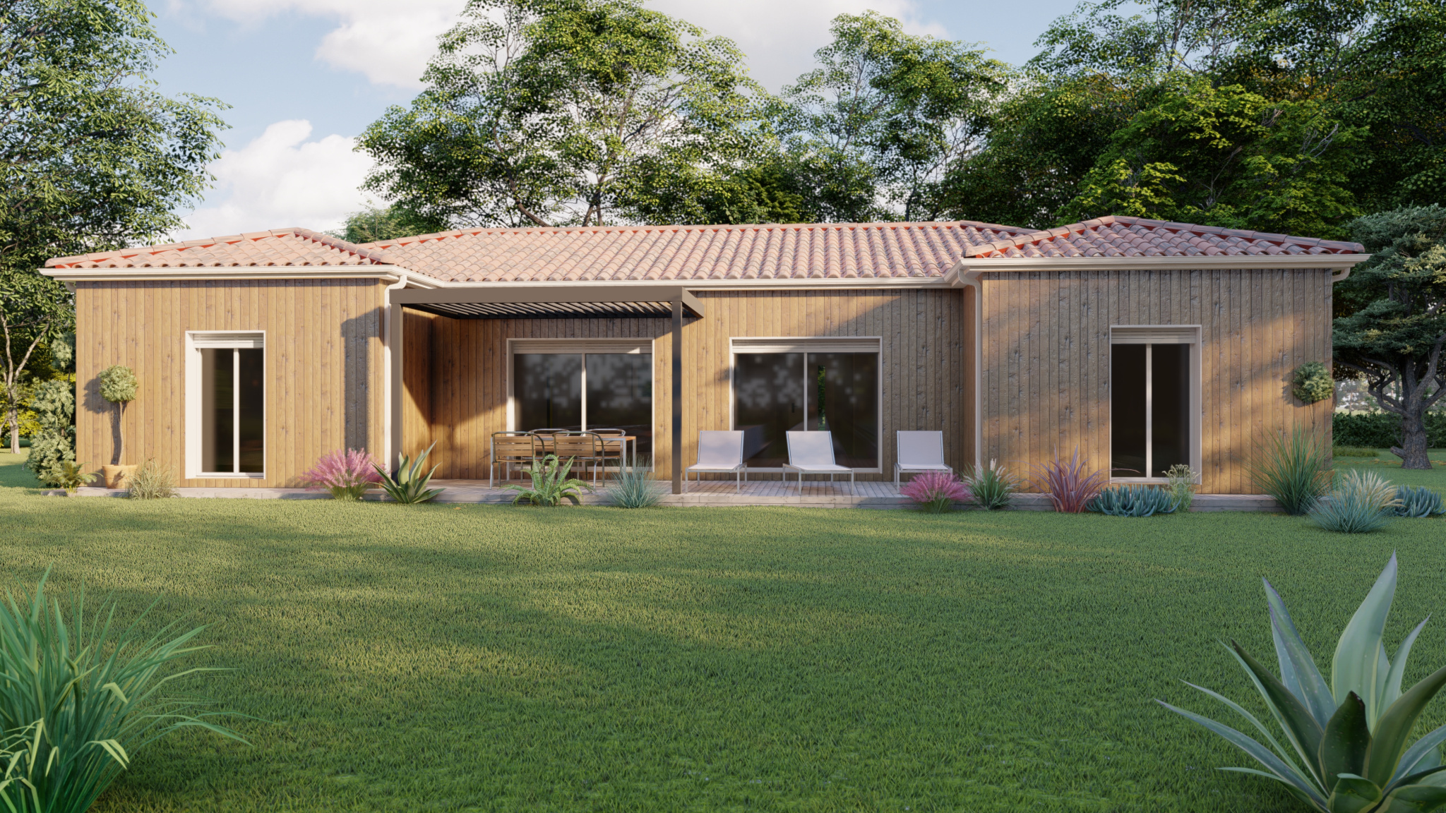 Vente maison à Layrac (47390) de 125 m2 habitable sur terrain de 1084 m2