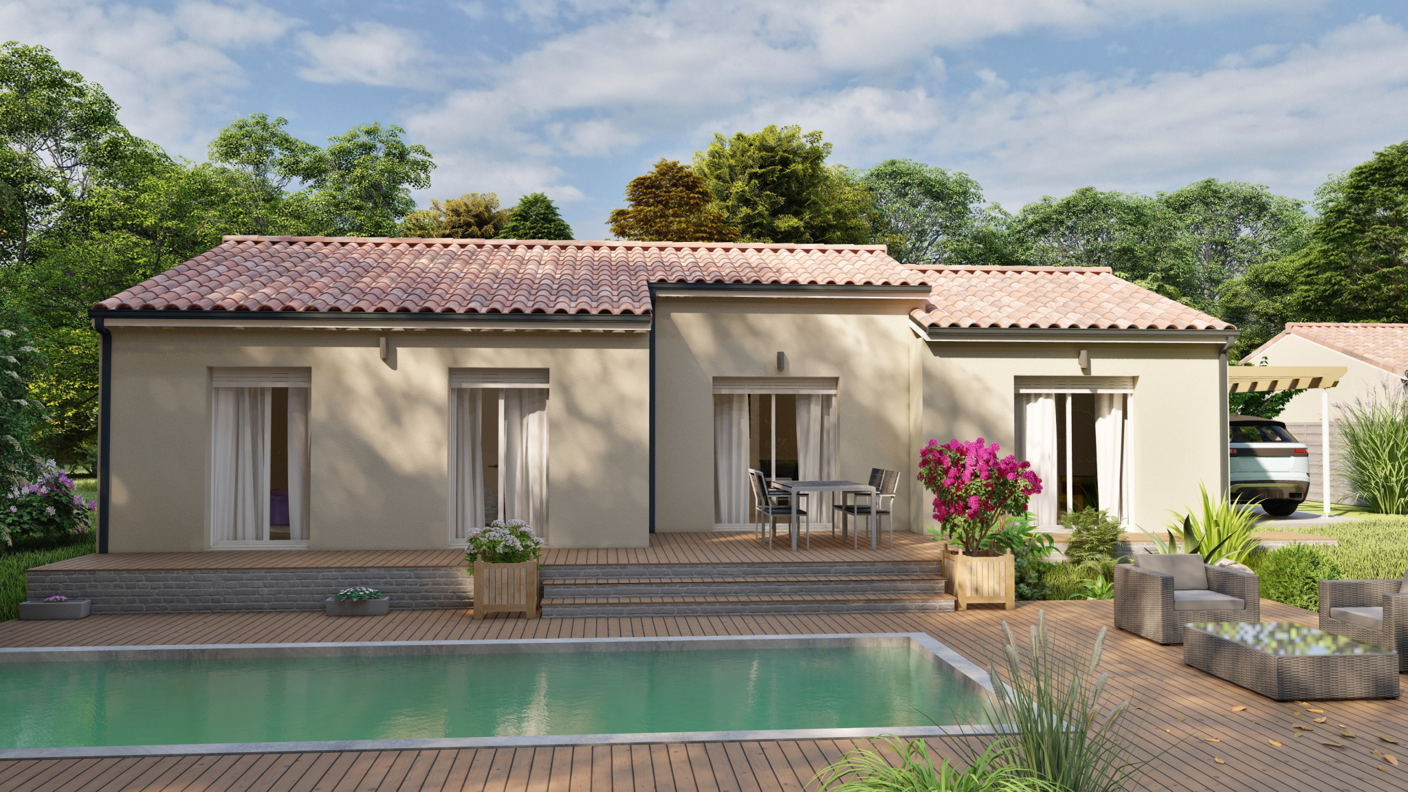 Vente maison à St vite (47500) de 94 m2 habitable sur terrain de 1411 m2 Vente maison à St vite (47500) de 94 m2 habitable sur terrain de 1411 m2