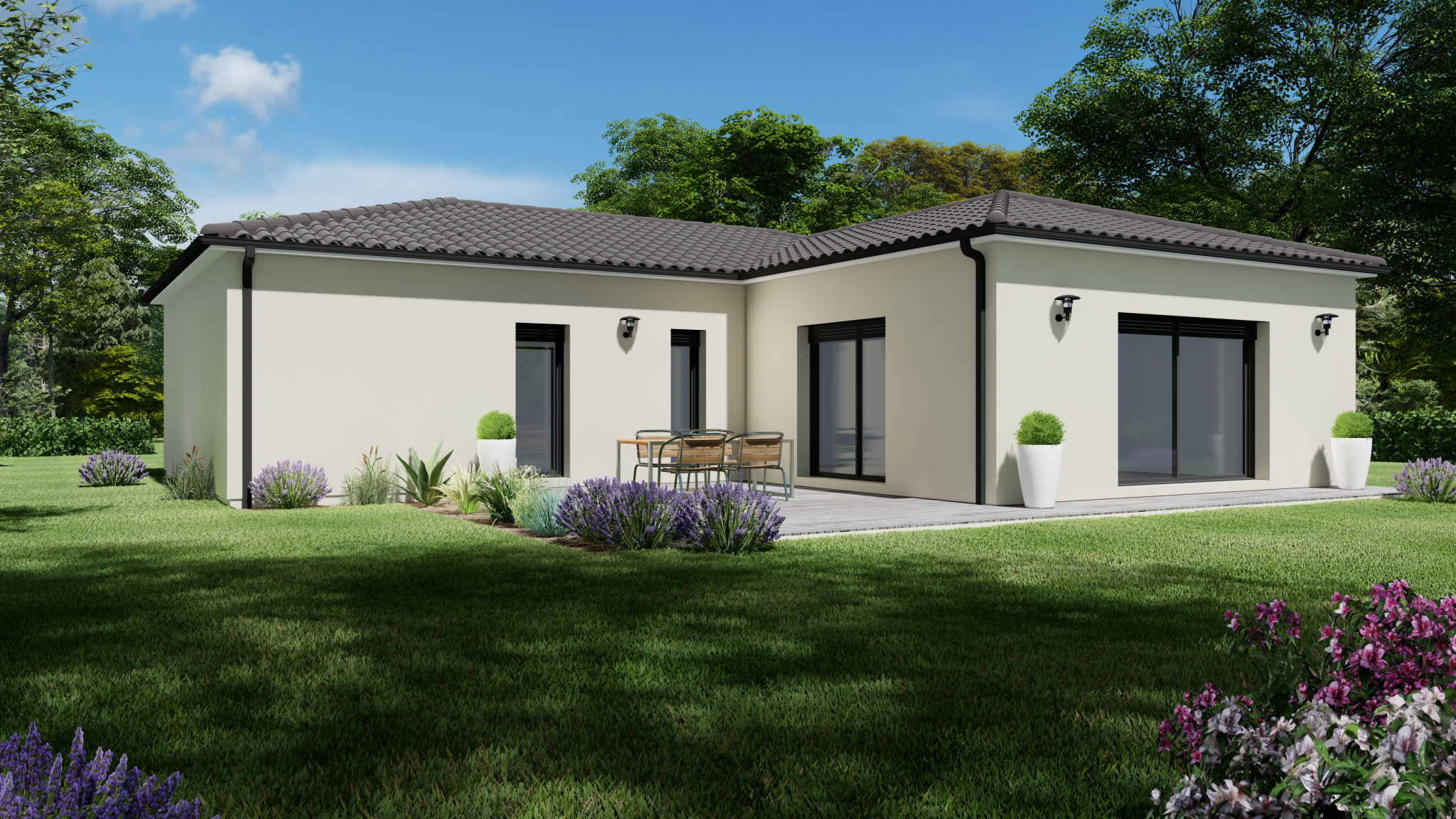 Vente maison à Virazeil (47200) de 112 m2 habitable sur terrain de 1700 m2