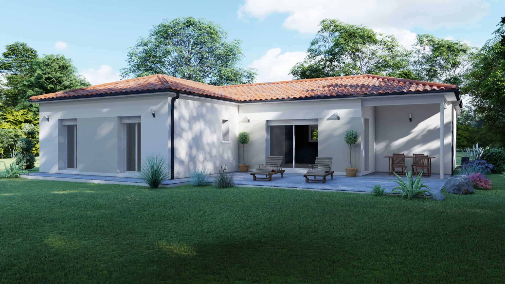 Vente maison à Beuste (64800) de 102 m2 habitable sur terrain de 1041 m2