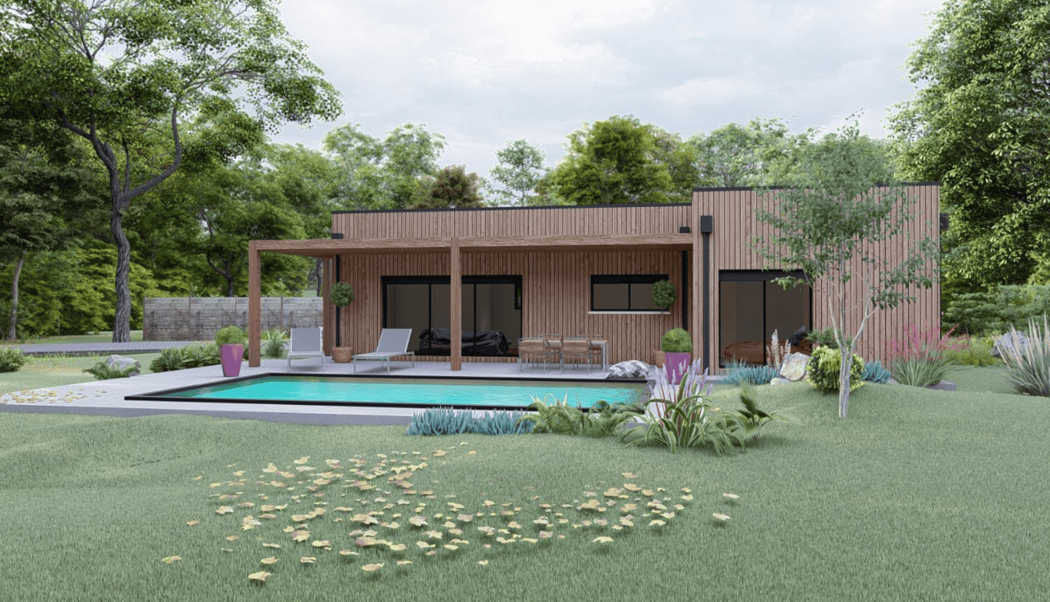 Vente maison à Camblanes et meynac (33360) de 104 m2 habitable sur terrain de 1808 m2
