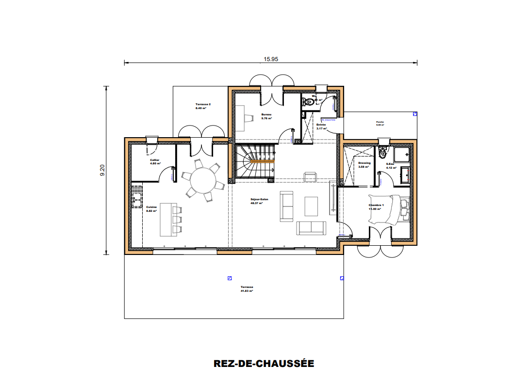 Vente maison à Duras (47120) de 136 m2 habitable sur terrain de 3019 m2
