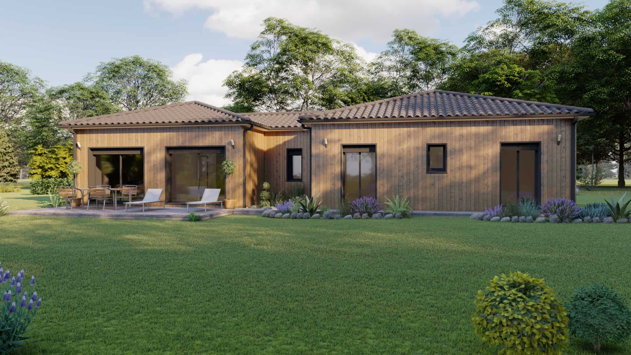 Vente maison à Lamontjoie (47310) de 120 m2 habitable sur terrain de 1974 m2