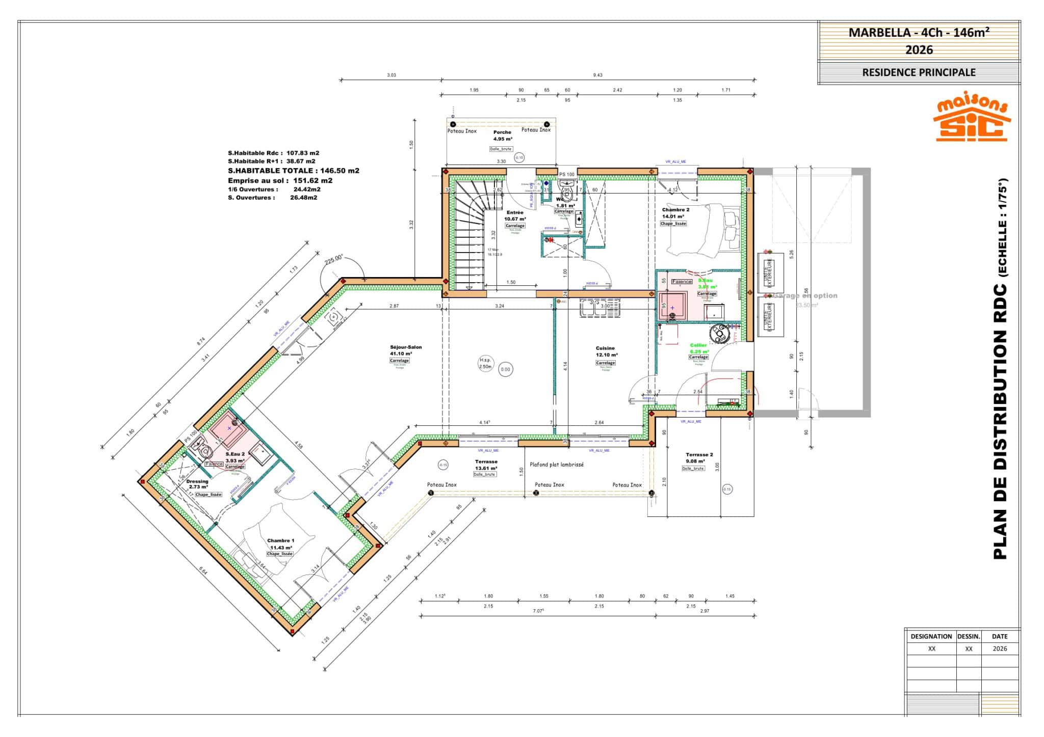 Vente maison à Le mas d agenais (47430) de 147 m2 habitable sur terrain de 1008 m2